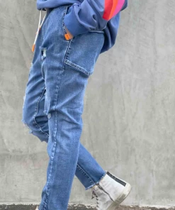 Hammill + Co Clothing Denim Distressed Jean | Denim | HC12 5 Hammill + Co Clothing Denim Distressed Jean | Denim | HC12