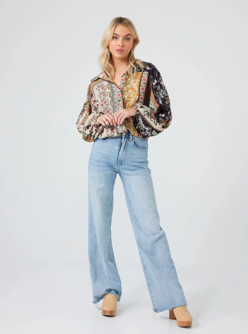 Talisman Tops Hazel Shirt | Tapestry | T39 2 Talisman Tops Hazel Shirt | Tapestry | T39