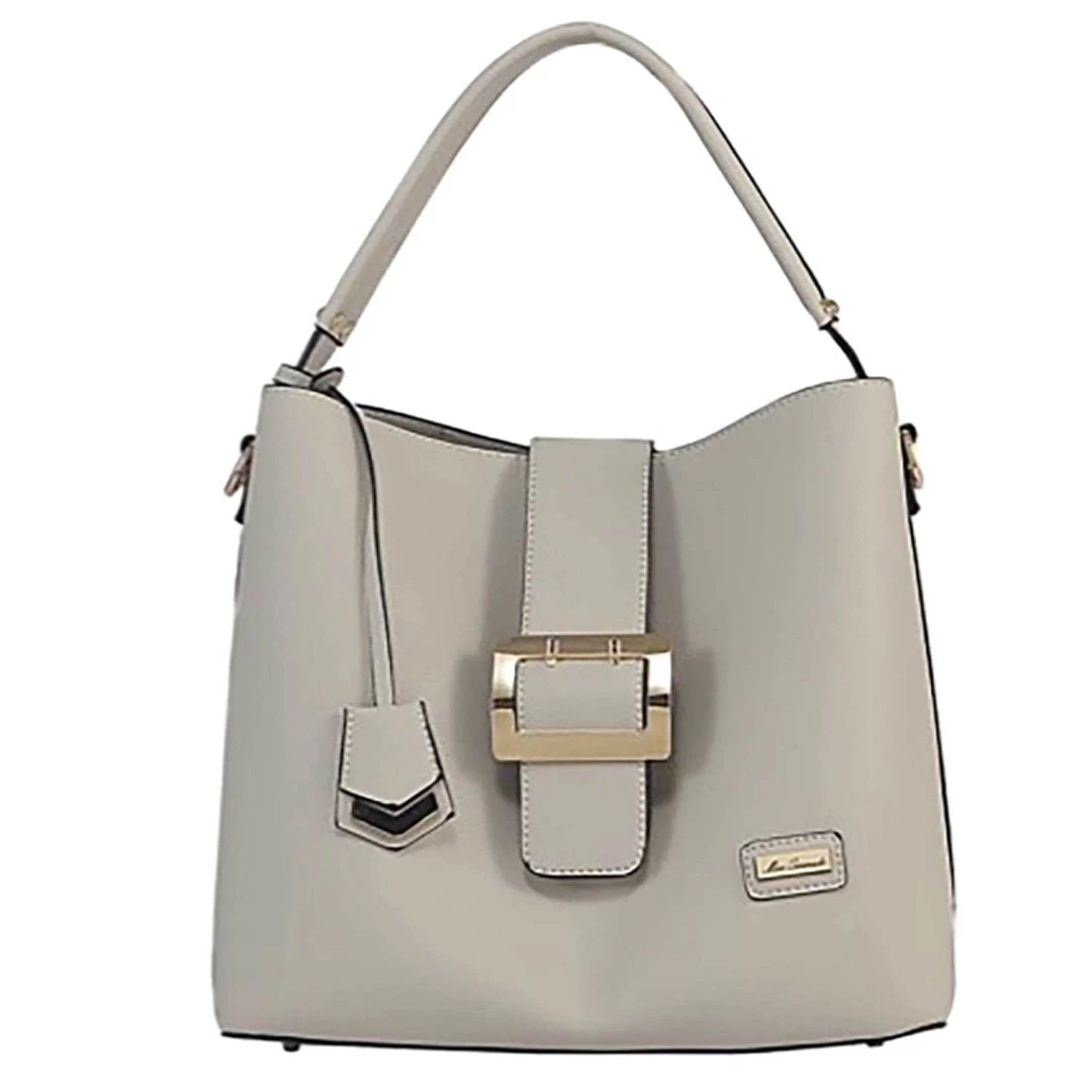 Serenade Arianna Soft Faux Leather Handbag | GREY Handbags 1 Serenade Arianna Soft Faux Leather Handbag | GREY Handbags