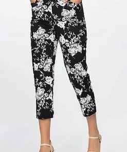 Clarity Floral Print Pull On Pants