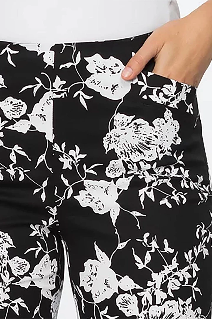 Clarity Floral Print Pull On Pants 2 Clarity Floral Print Pull On Pants