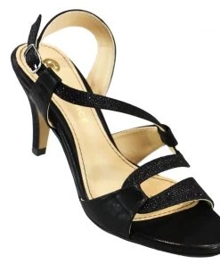 Clarice ROCCA - Black Shimmer Heels