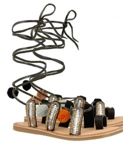 Gioseppo NAYELI Black Sandals - 40660-02