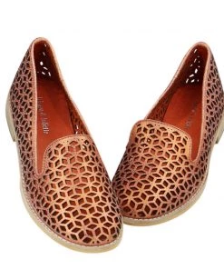 Django & Juliette Aduki Metallic Orange Leather Shoe 7 Django & Juliette Aduki Metallic Orange Leather Shoe