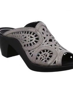 Romika Shoes Mokassetta 265 - Metallic Platinum Slip-On Shoe