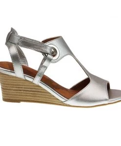 Step On Air Nexus Silver Wedge Shoe