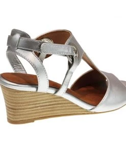 Step On Air Nexus Silver Wedge Shoe