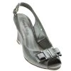 Django & Juliette Evette Patent Leather Wedge - Misty Patent Shoes