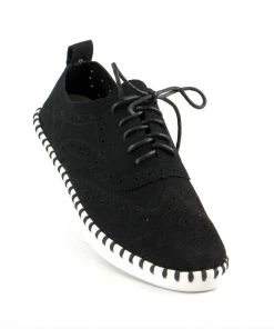 Cherry ESSE Lace Up Black Shoe