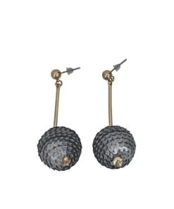 Holiday Jewellery Disco Earrings - Silver
