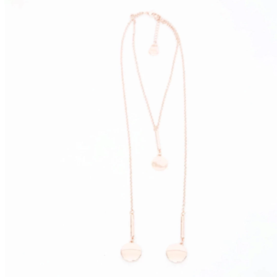 Holiday Rose Gold Sage Necklace 1 Holiday Rose Gold Sage Necklace