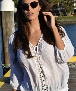 Zen Garden Sunshine Coast Top | White | ZG11