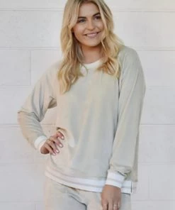 Homelove Knitwear/Jumpers Sierra Top | Ecru Velvet | HL4