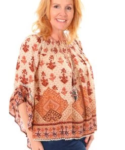 Silence & Noise Summer Desert Gypsy Top | SN9s Tops