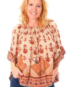 Silence & Noise Summer Desert Gypsy Top | SN9s Tops