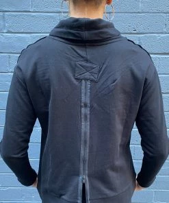 Foil Clothing Back Story Sweat | Black | FO4
