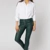 Italian Star Stevie Wax Jeans | Pine Green | IS14