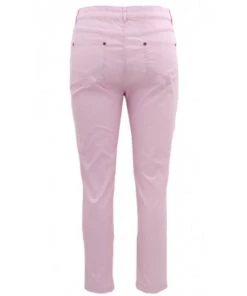 Cafe Latte Stretch Zip 7/8 Jean | Lilac