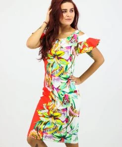 Frank Lyman Events Hibiscus Nights Dress