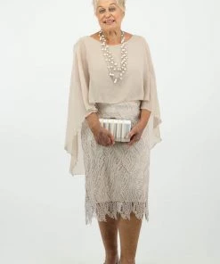 LS Collection Crystal Rivers - Nude Lace