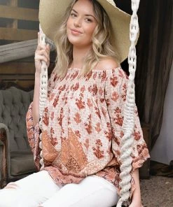 Silence & Noise Summer Desert Gypsy Top | SN9s Tops