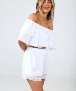 Talisman Clothing Baba Shorts | White | T25