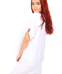 The Italian Cartel Gina Linen Top | White | IC7