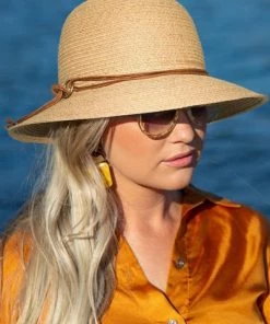 Tina M Copenhagen Resort Wear Cloche Raffia Braid