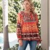 Escape By OQ Tops Boho Tash Top | Print | EP7