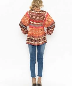 Escape By OQ Tops Boho Tash Top | Print | EP7