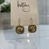 Holiday Jewellery Jewel Stud Drop Earring - Topaz - H15