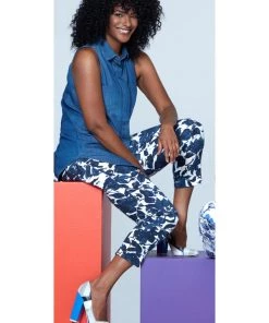 Up! Blue Illusion Pants - 65348UP