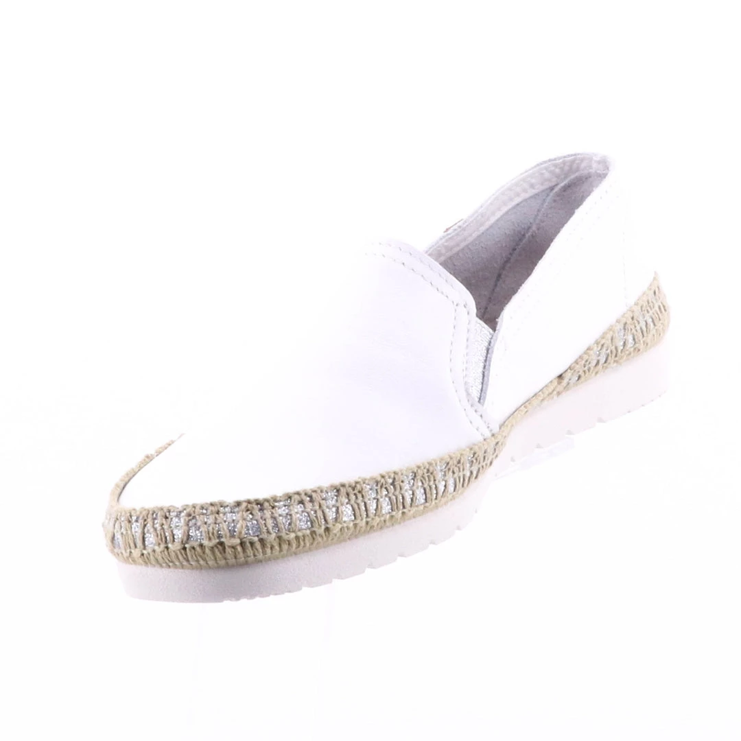 Verbenas Nerja Seta White Leather Loafer Shoes 3 Verbenas Nerja Seta White Leather Loafer Shoes