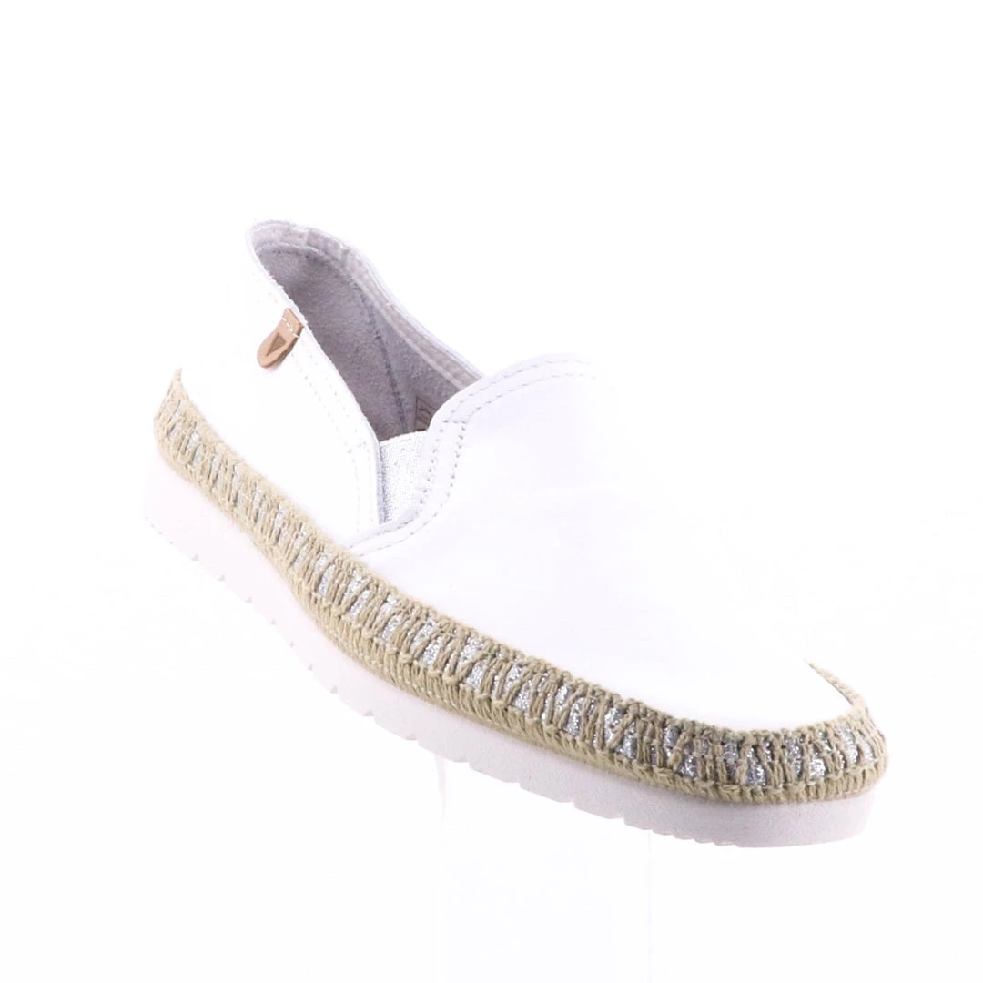 Verbenas Nerja Seta White Leather Loafer Shoes 1 Verbenas Nerja Seta White Leather Loafer Shoes