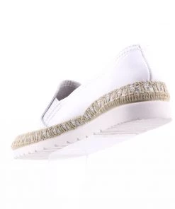 Verbenas Nerja Seta White Leather Loafer Shoes 8 Verbenas Nerja Seta White Leather Loafer Shoes