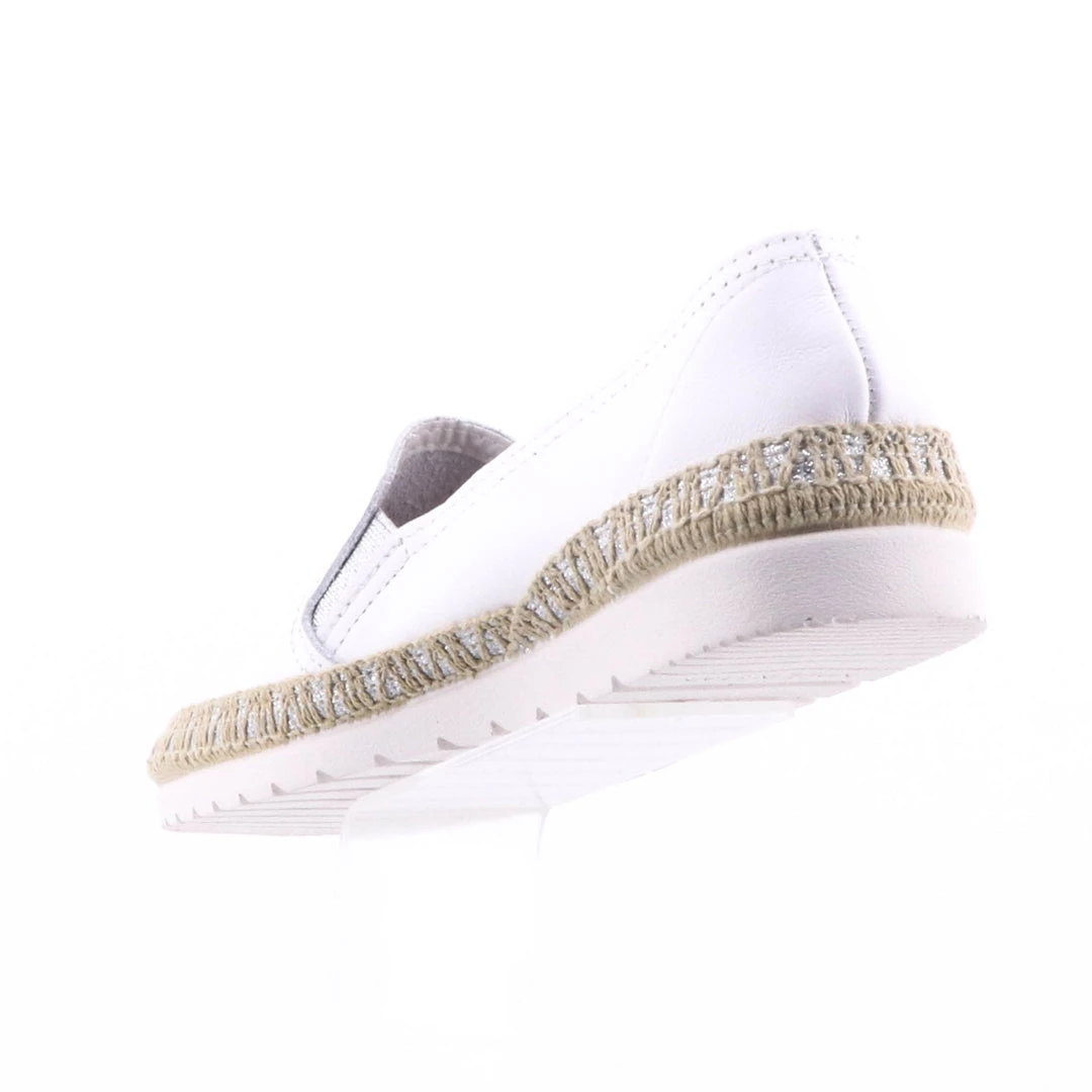 Verbenas Nerja Seta White Leather Loafer Shoes 4 Verbenas Nerja Seta White Leather Loafer Shoes