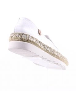 Verbenas Nerja Seta White Leather Loafer Shoes 9 Verbenas Nerja Seta White Leather Loafer Shoes