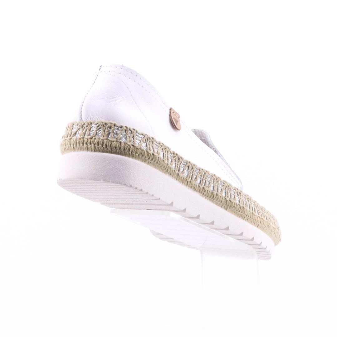 Verbenas Nerja Seta White Leather Loafer Shoes 5 Verbenas Nerja Seta White Leather Loafer Shoes