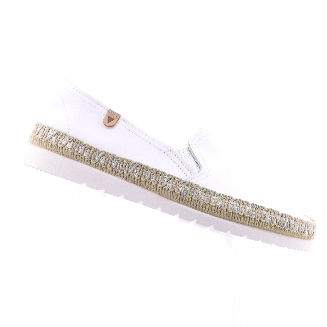 Verbenas Nerja Seta White Leather Loafer Shoes 2 Verbenas Nerja Seta White Leather Loafer Shoes