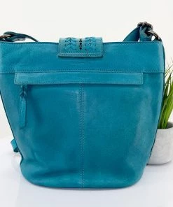 Modapelle Vintage Bucket Bag | Turquoise | ML11