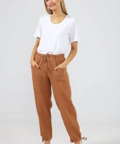 The Shanty Corporation Amazon Pants | Tan | TS5 Linen