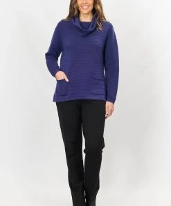 Maglia Knitwear/Jumpers Rib Trim Pullover | Lapis | MAG6