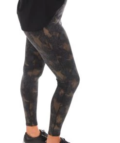 Whispers Pants Long Animal Print Leggings | Gold | W1