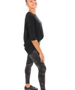 Whispers Pants Long Animal Print Leggings | Gold | W1 11 Whispers Pants Long Animal Print Leggings | Gold | W1