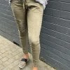 Wednesday Lulu Clothing Sequin Knee Detail Pants - Militare - WL34