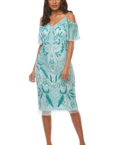 Zaliea Events Cha Cha Cocktail Dress - Mint -Z10