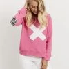 EST 1971 Zebra Cross Cotton Windy | Hot Pink | EST1