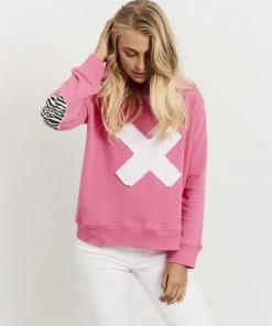 EST 1971 Zebra Cross Cotton Windy | Hot Pink | EST1
