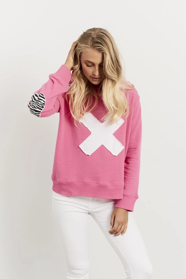 EST 1971 Zebra Cross Cotton Windy | Hot Pink | EST1 1 EST 1971 Zebra Cross Cotton Windy | Hot Pink | EST1