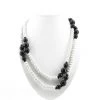 Adorne Black And White Party Jewellery